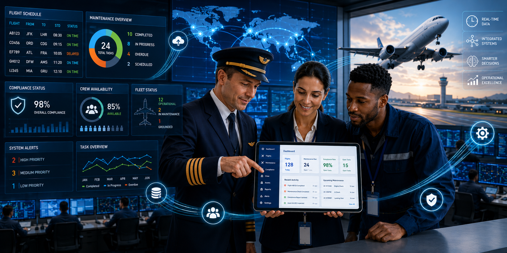 Streamline Aviation Operations with Centralized Management Tools