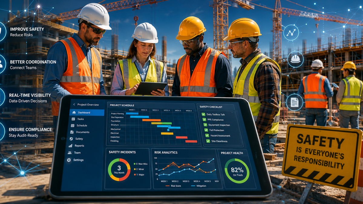 Enhancing Construction Safety and Risk Management with Structured Project Management Systems