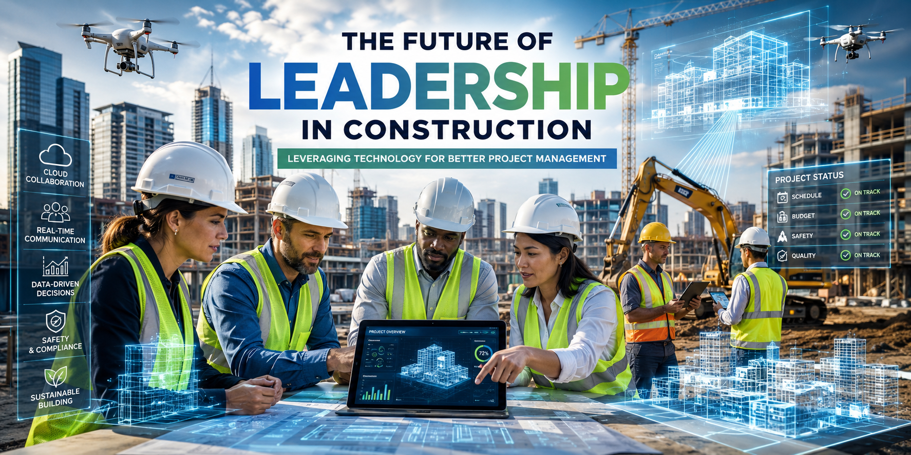 The Future of Leadership in Construction: Leveraging Technology for Better Project Management