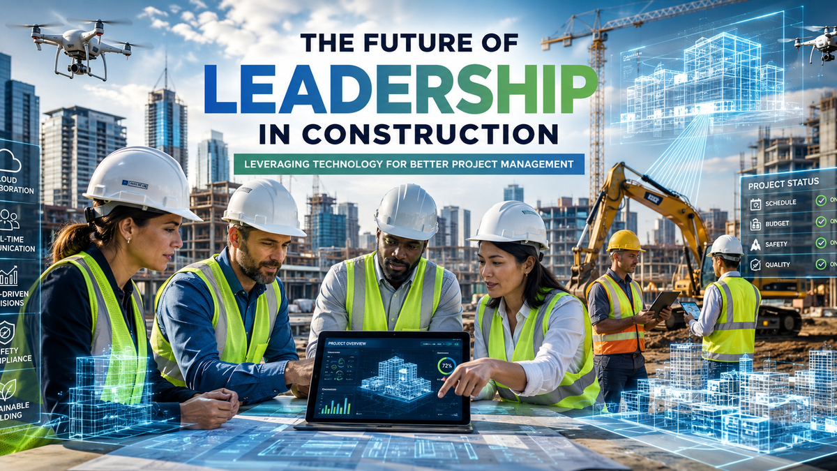 The Future of Leadership in Construction: Leveraging Technology for Better Project Management