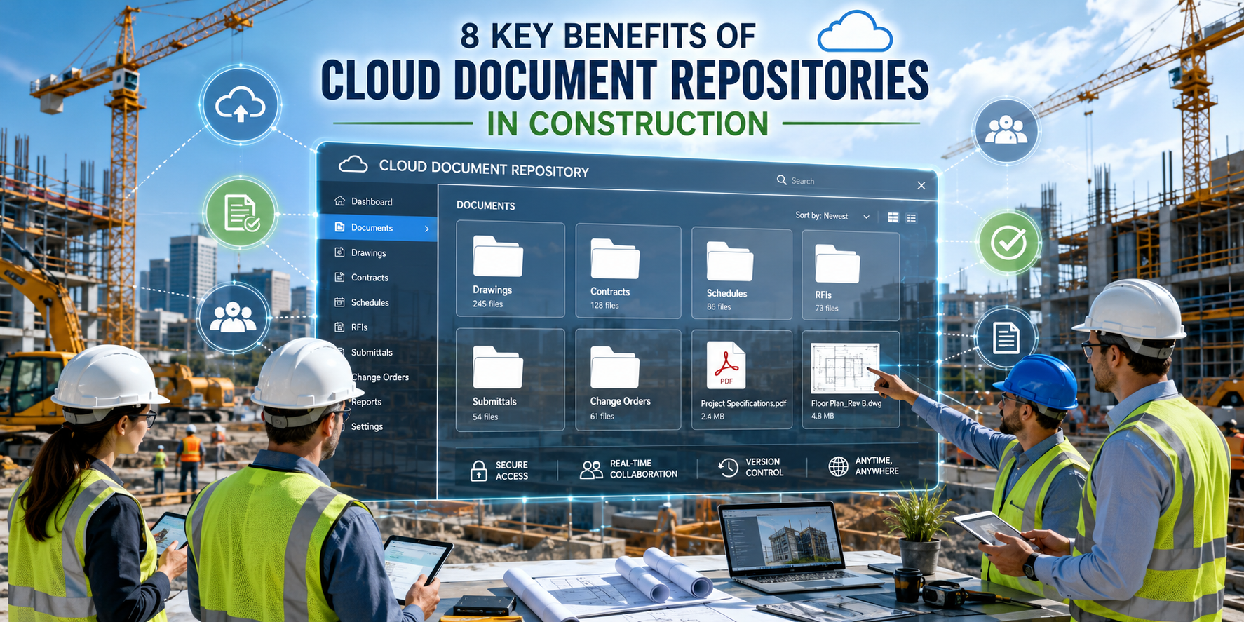 8 Key Benefits of Cloud Document Repositories in Construction