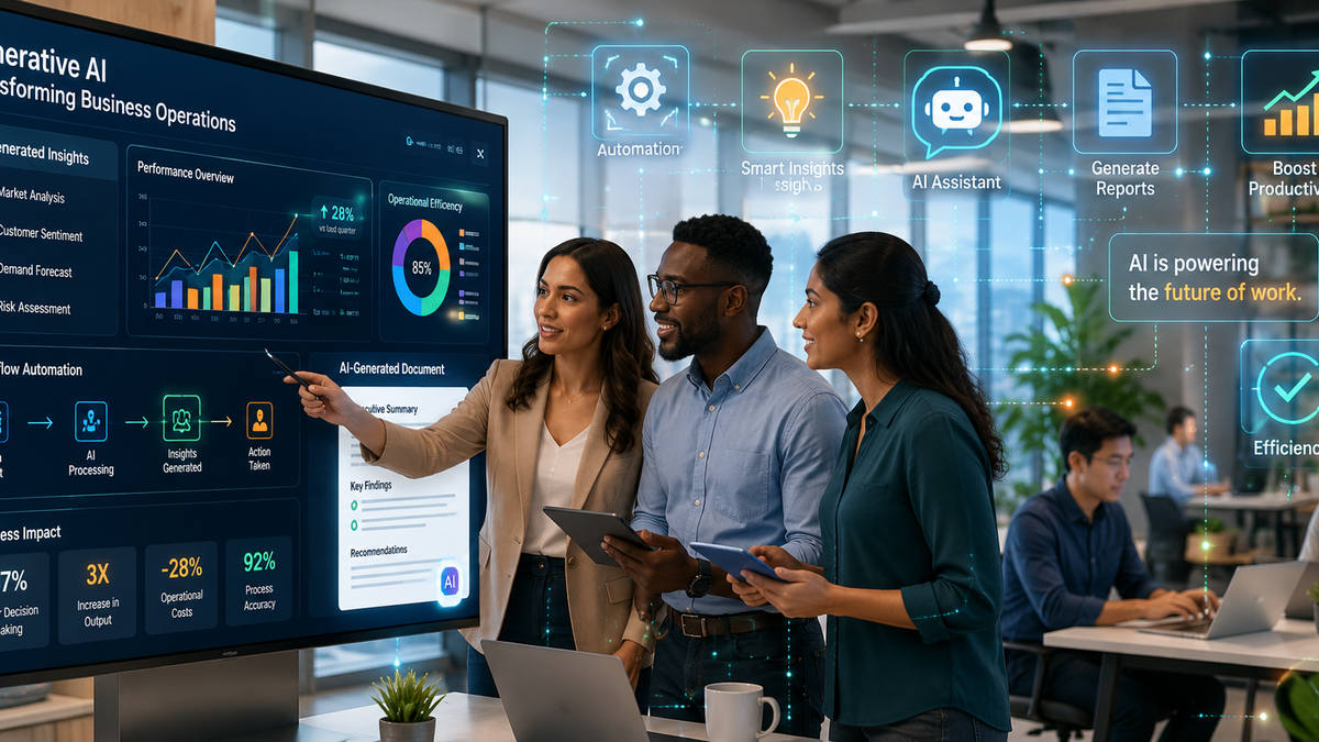 Generative AI: Boost Productivity and Efficiency with Intelligent Automation