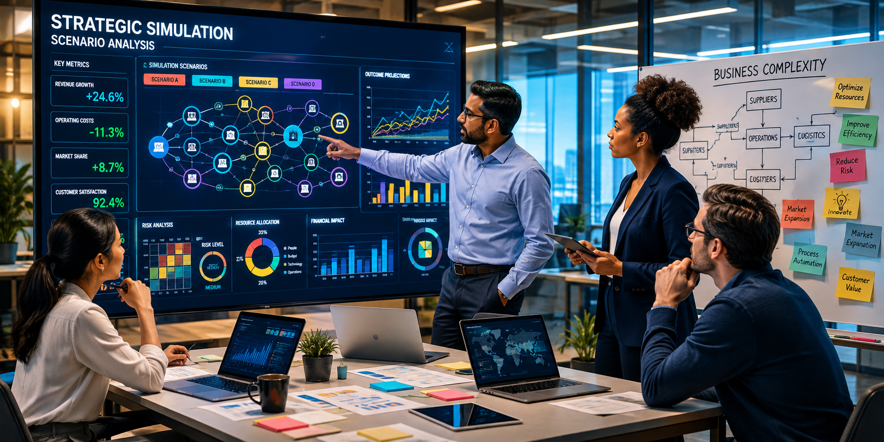 Enhancing Business Decisions with Strategic Simulations