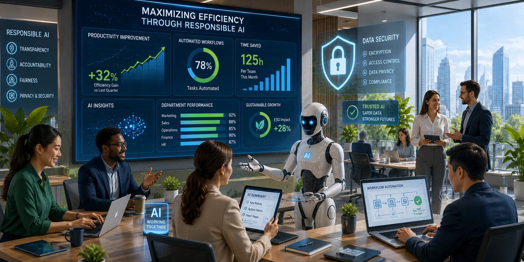 Maximize Efficiency: Leverage AI Responsibly in Organizations