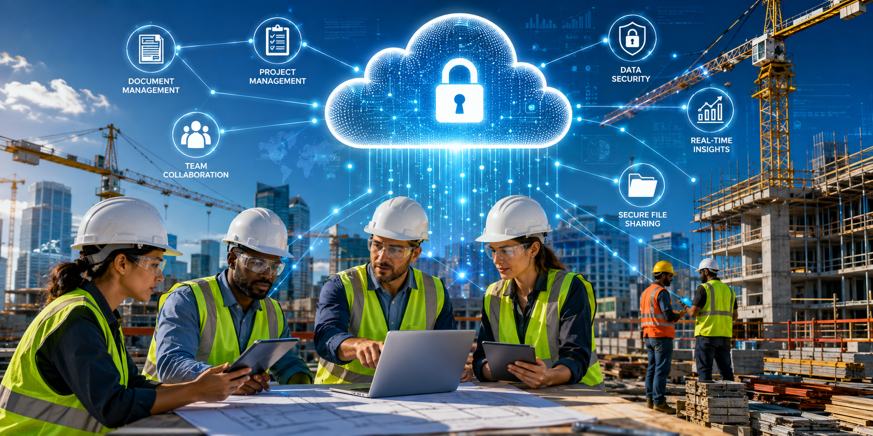 Secure Cloud Solutions for Efficient Construction Management