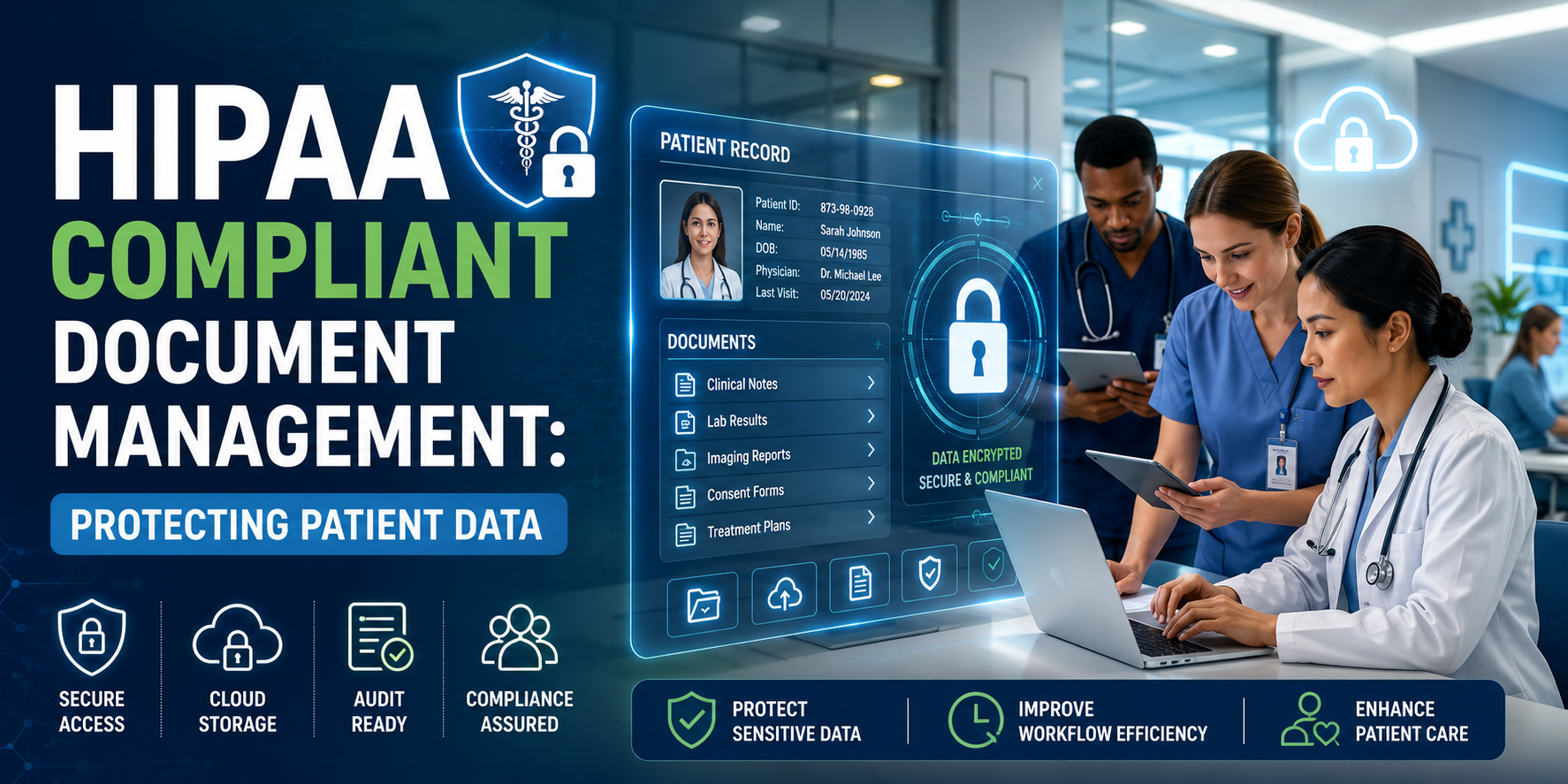 HIPAA-Compliant Healthcare Document Management: Protecting Patient Data in a Digital World