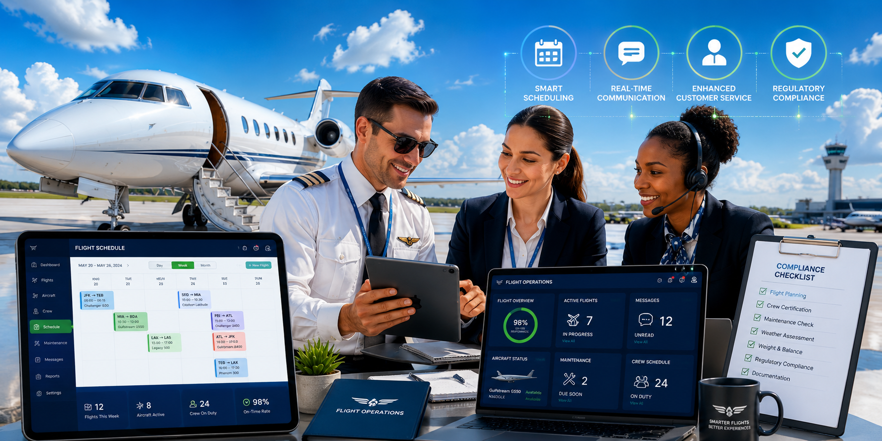 Maximizing Charter Flight Efficiency with Modern Aviation Solutions