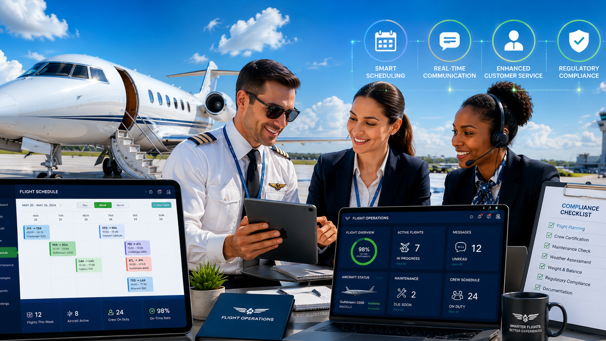 Maximizing Charter Flight Efficiency with Modern Aviation Solutions