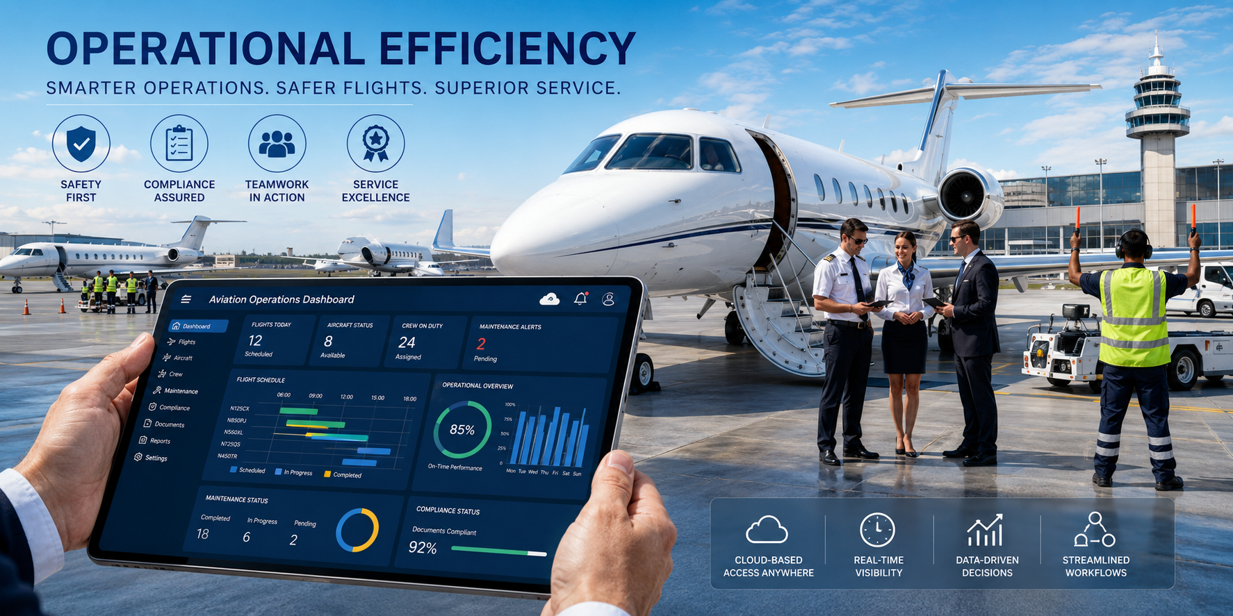 The Private Aviation Advantage: Why Structured Scheduling and Operational Systems Matter