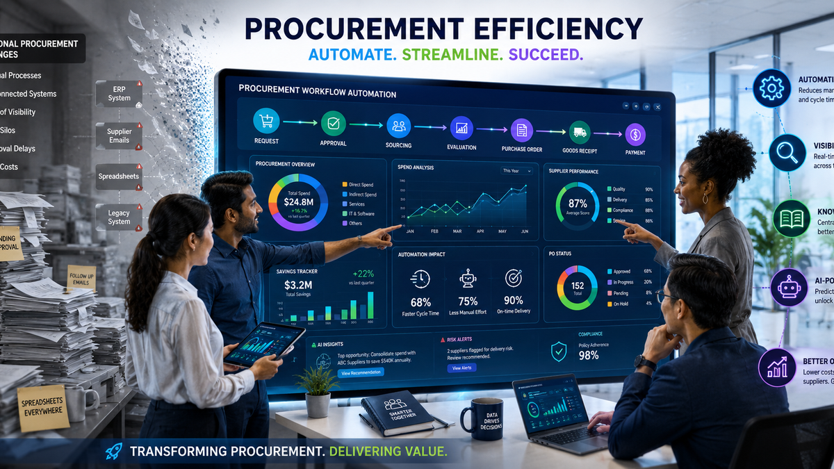 Boost Procurement Efficiency with Workflow Automation Today