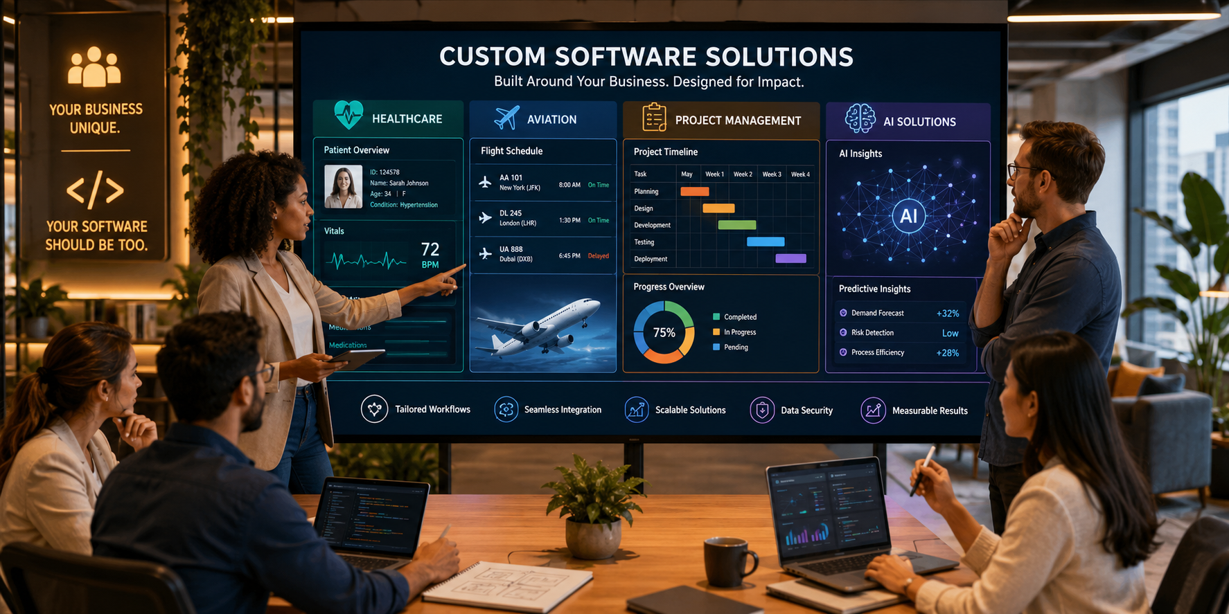8 Reasons Businesses Choose Custom Software Solutions from GLXY Software Solutions