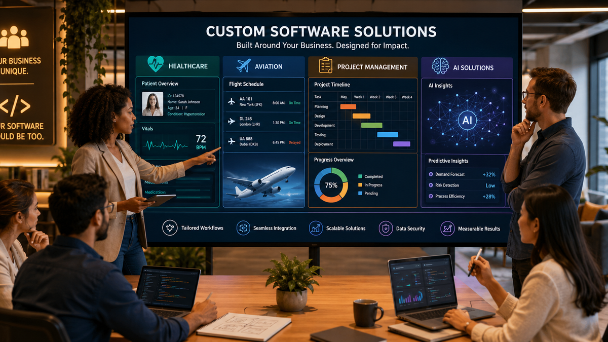 8 Reasons Businesses Choose Custom Software Solutions from GLXY Software Solutions