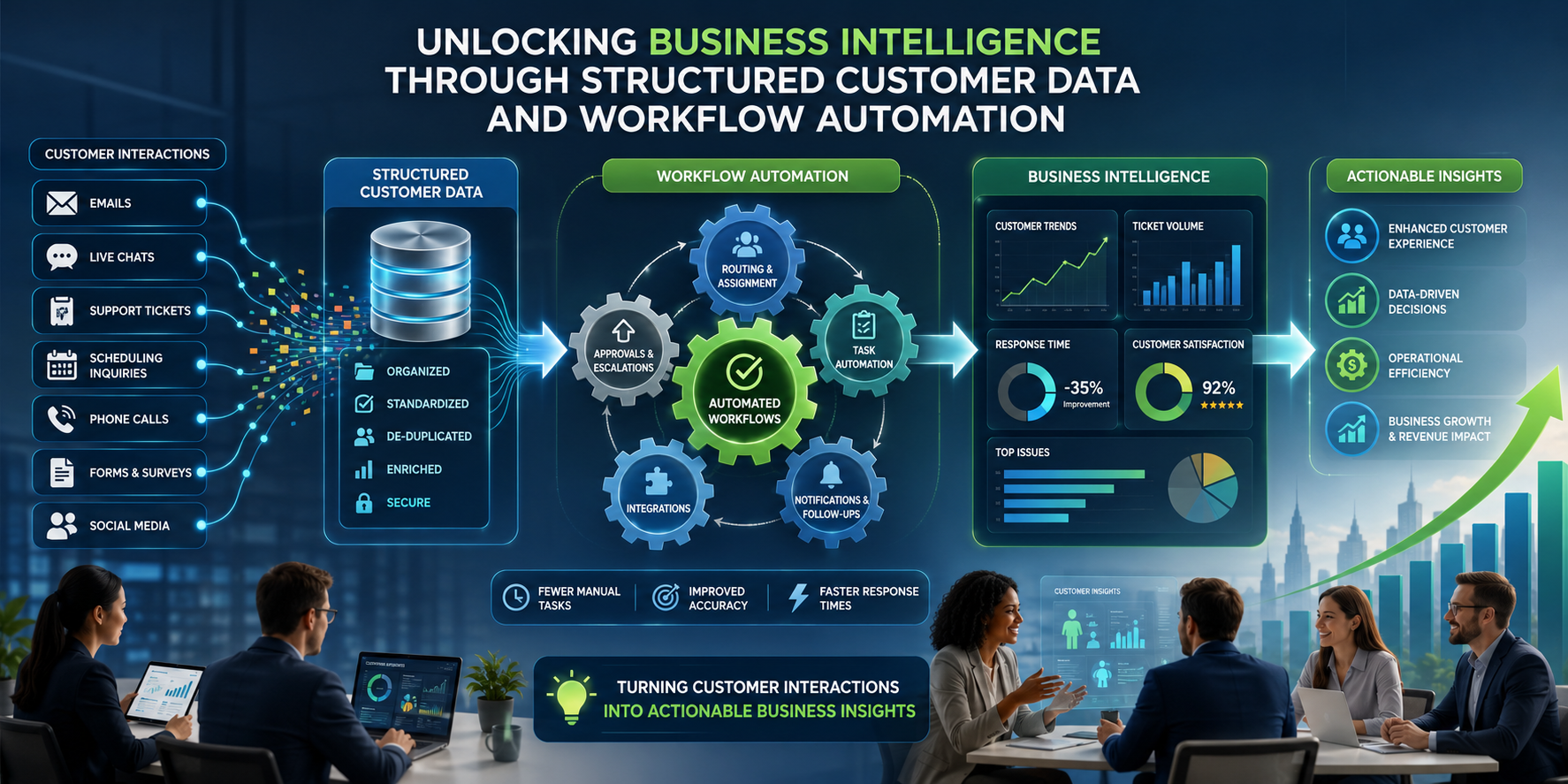 Unlocking Business Intelligence Through Structured Customer Data and Workflow Automation