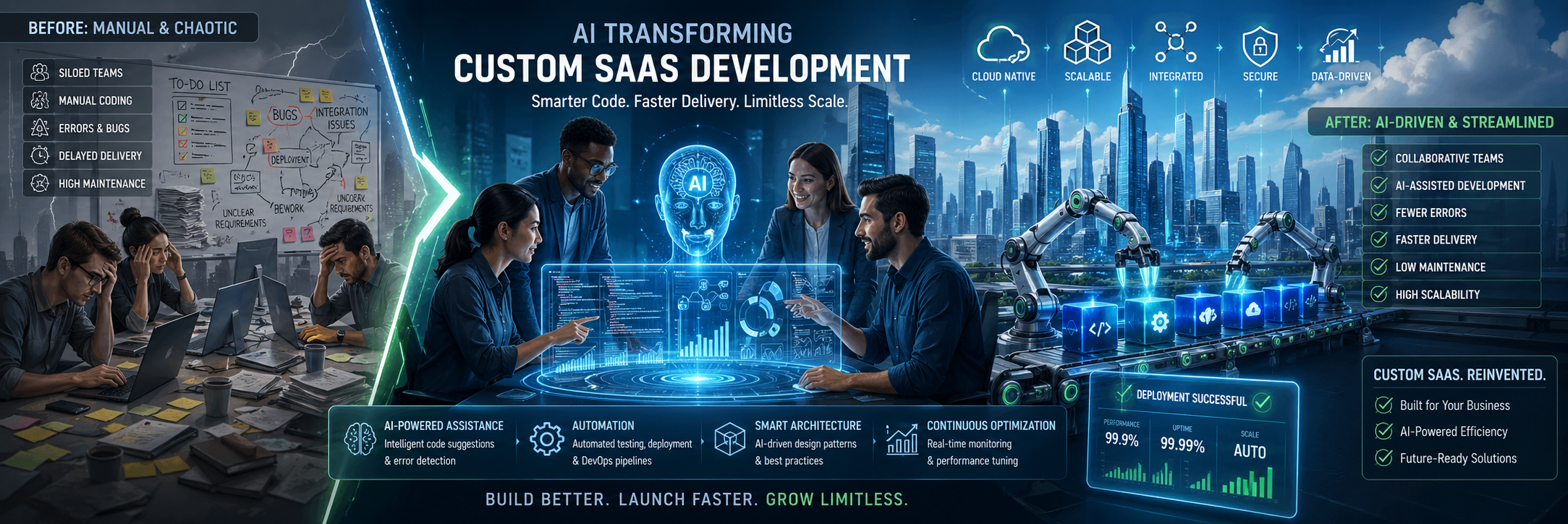 How AI is Transforming Custom SaaS Development Today