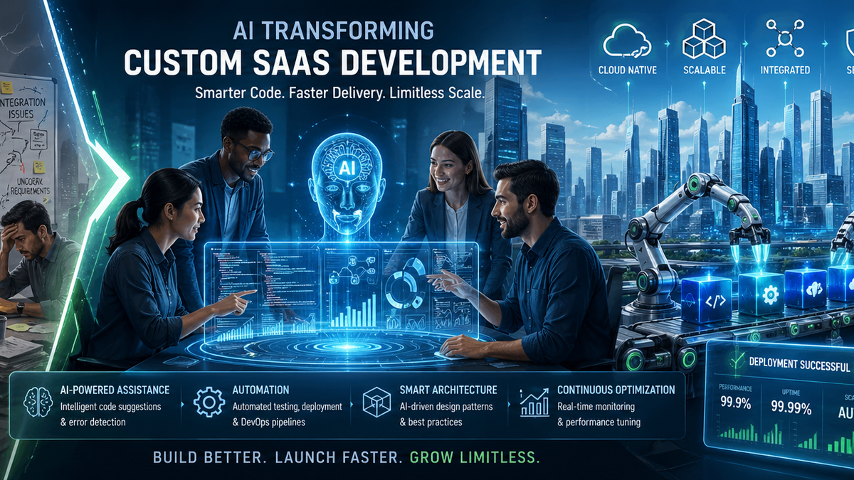 How AI is Transforming Custom SaaS Development Today