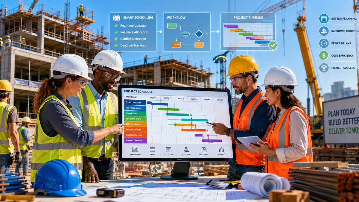 Maximize Construction Efficiency with Smart Scheduling