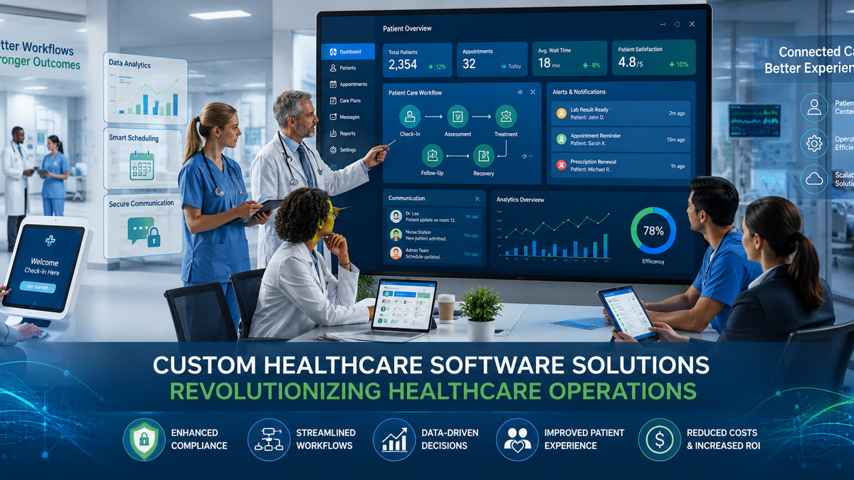Revolutionize Healthcare Operations with Custom Software Solutions