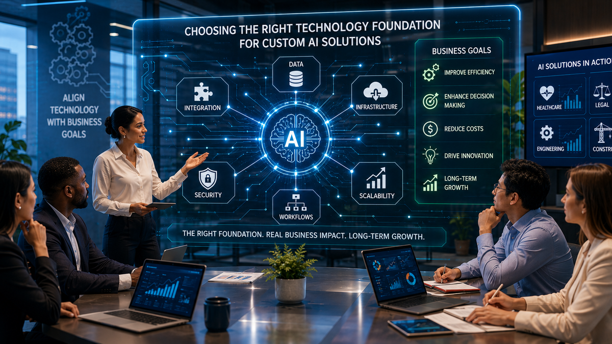 Choosing the Right Technology Foundation for Custom AI Solutions