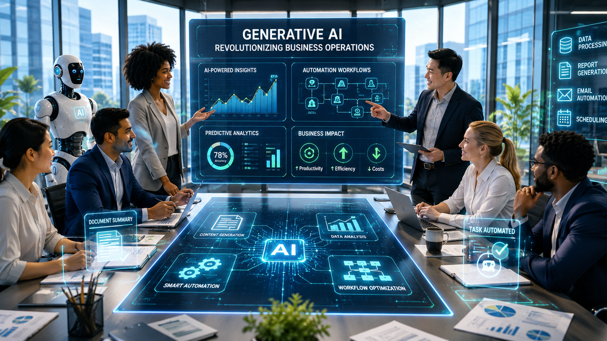 How Generative AI Is Revolutionizing Business Operations