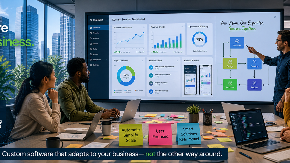 Custom Software Solutions: Building Technology Around Your Business Needs