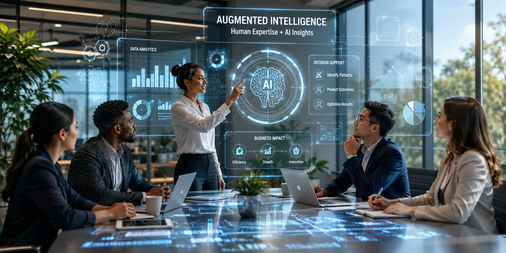 The Future Is Augmented Intelligence: Combining Human Expertise with AI