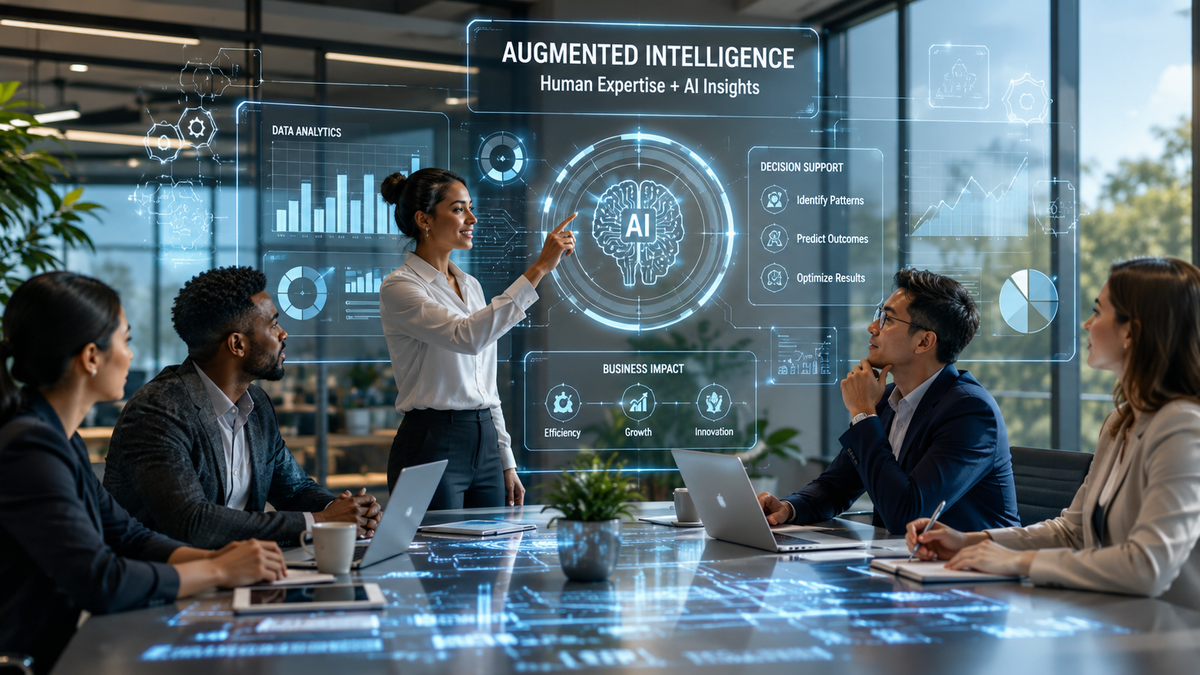 The Future Is Augmented Intelligence: Combining Human Expertise with AI