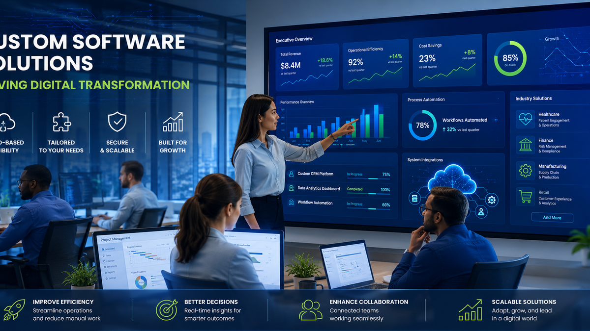 How Custom Software Solutions Drive Digital Transformation