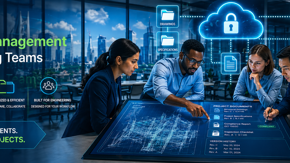 Secure Cloud Document Management for Engineers