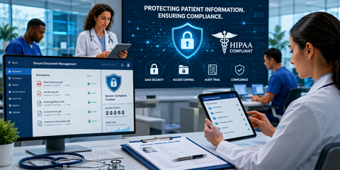 Secure, HIPAA-Compliant Document Management for Modern Healthcare Organizations