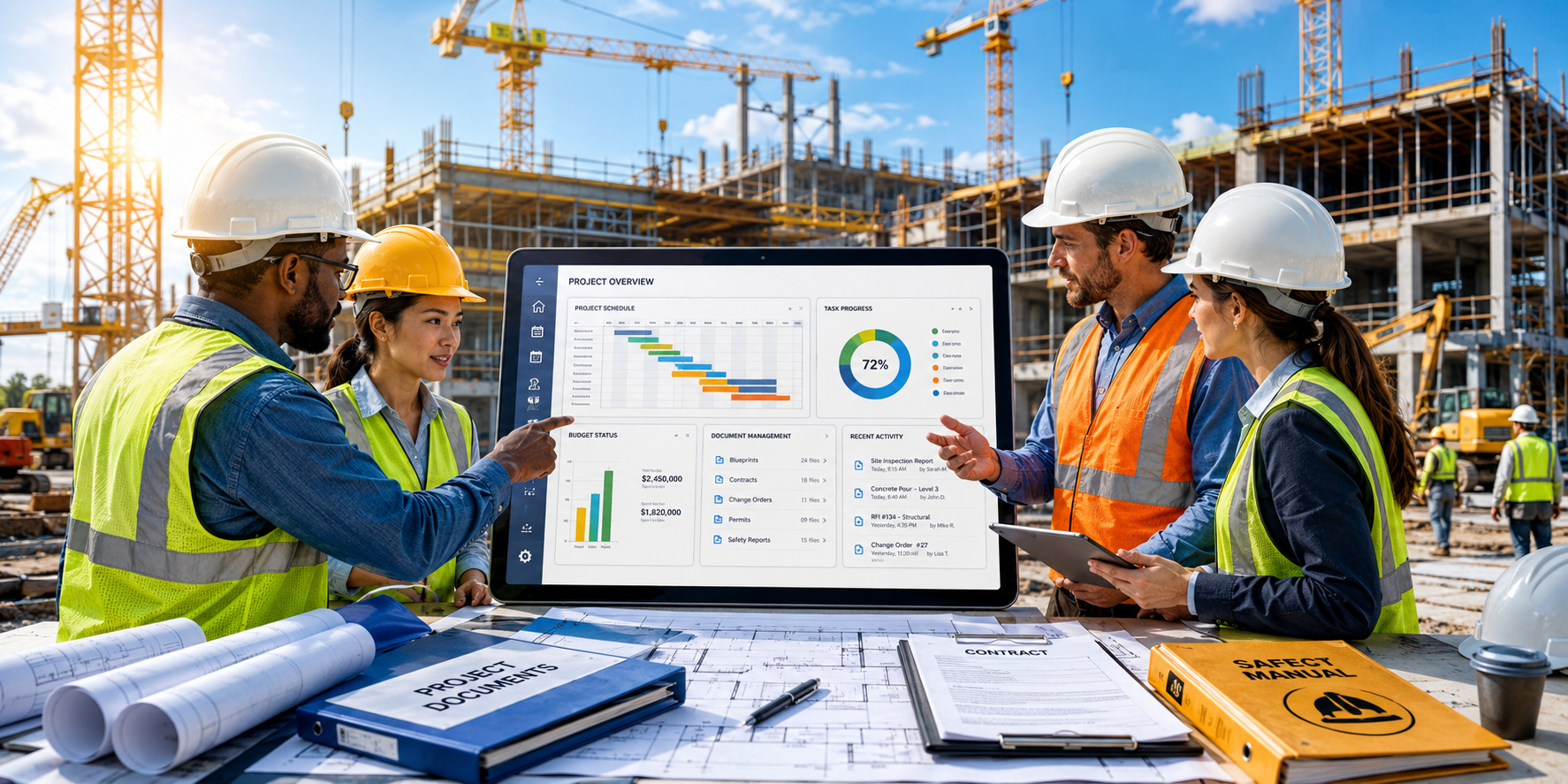 How Construction Companies Can Improve Project Scheduling and Document Management