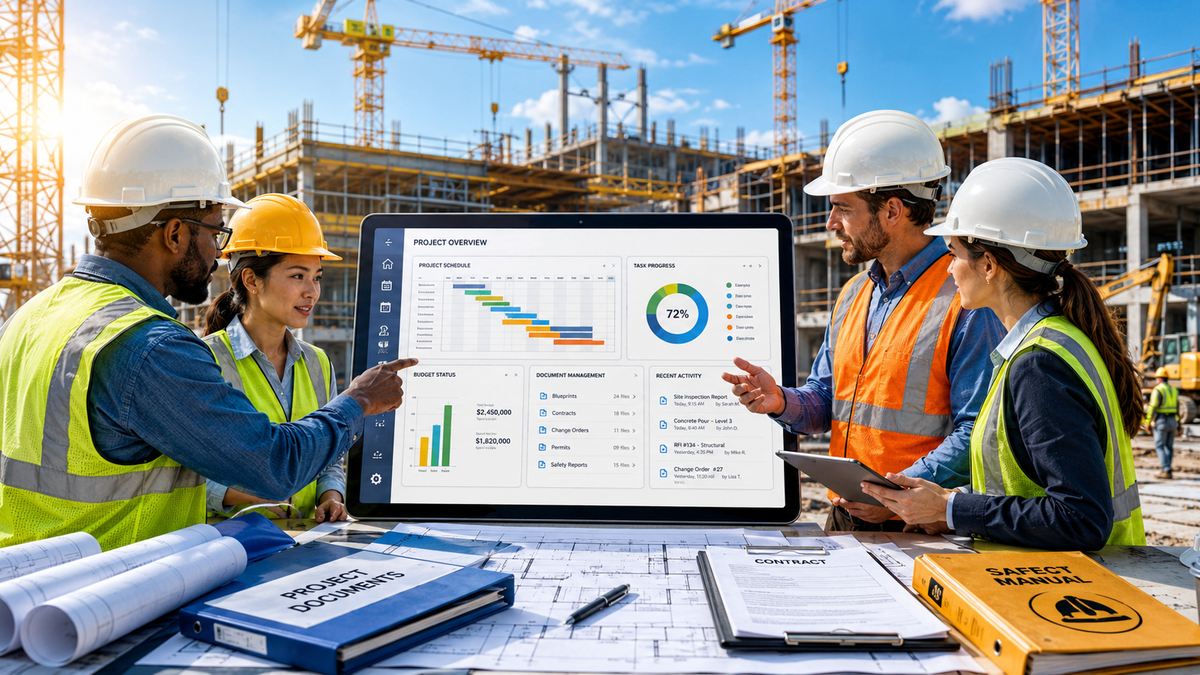 How Construction Companies Can Improve Project Scheduling and Document Management