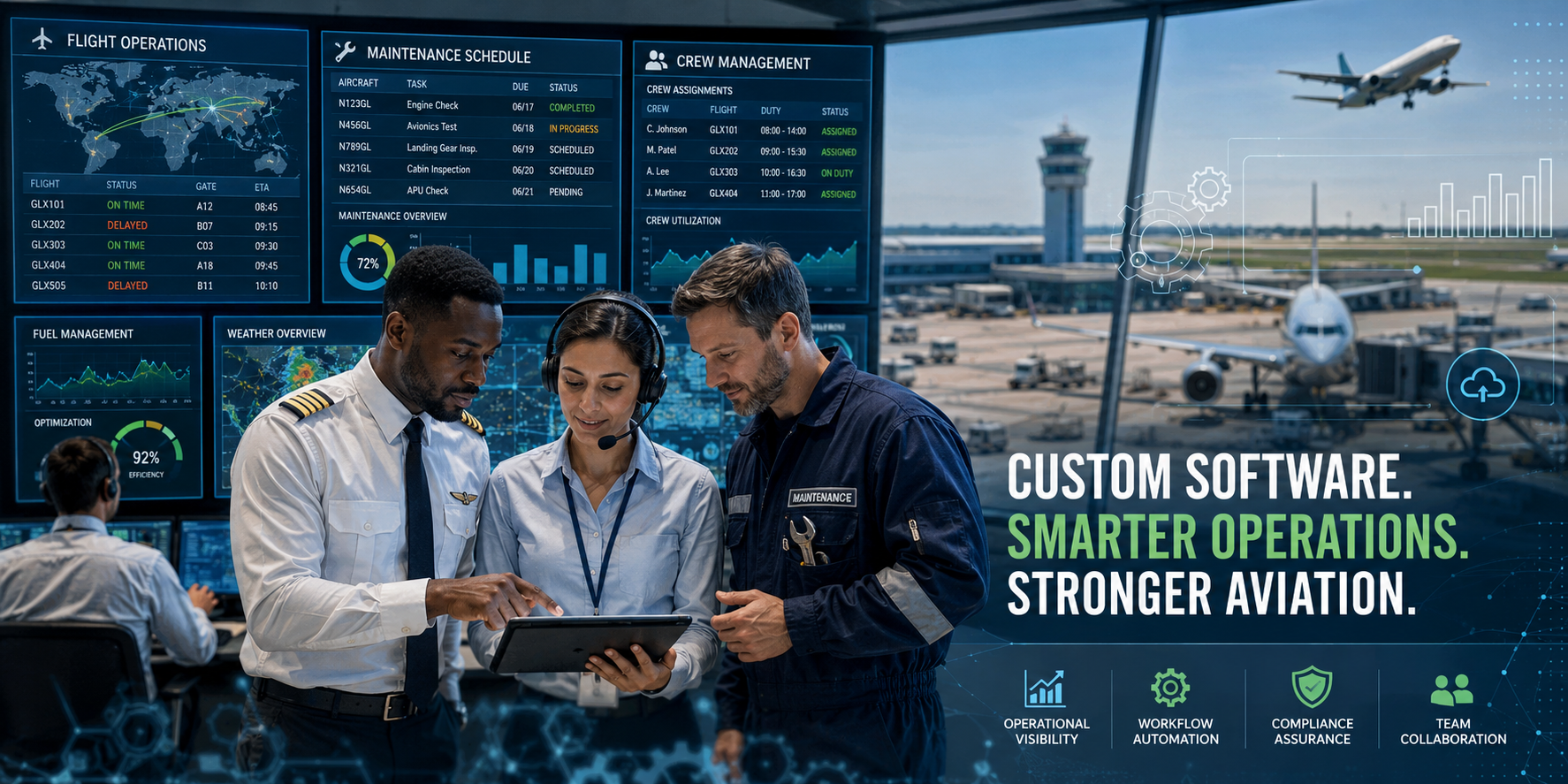 Enhancing Efficiency in Aviation with Tailored Software