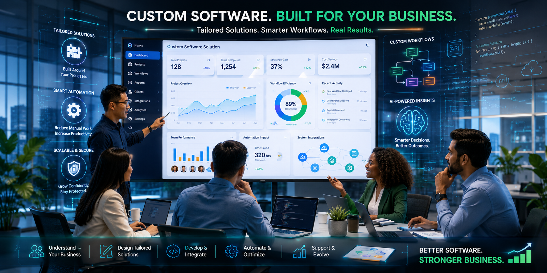 GLXY Custom Software Development FAQ: Common Questions Businesses Ask Before Building a Custom Solution