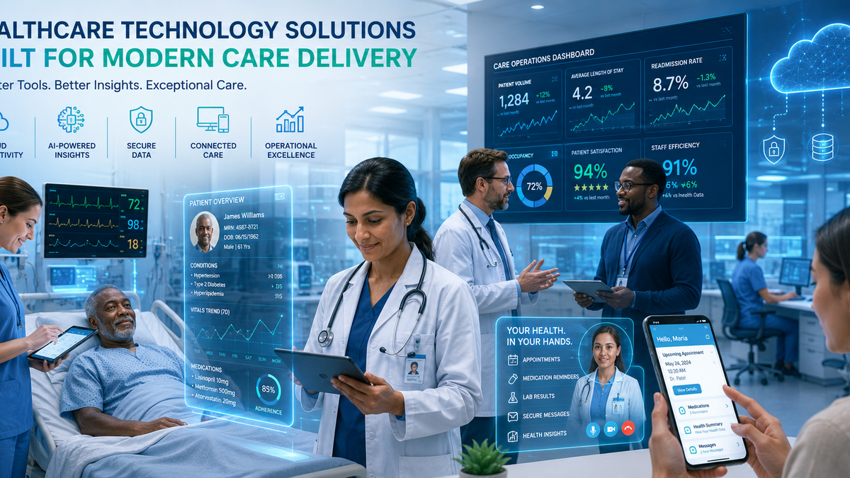 Healthcare Technology Solutions Built for Modern Care Delivery