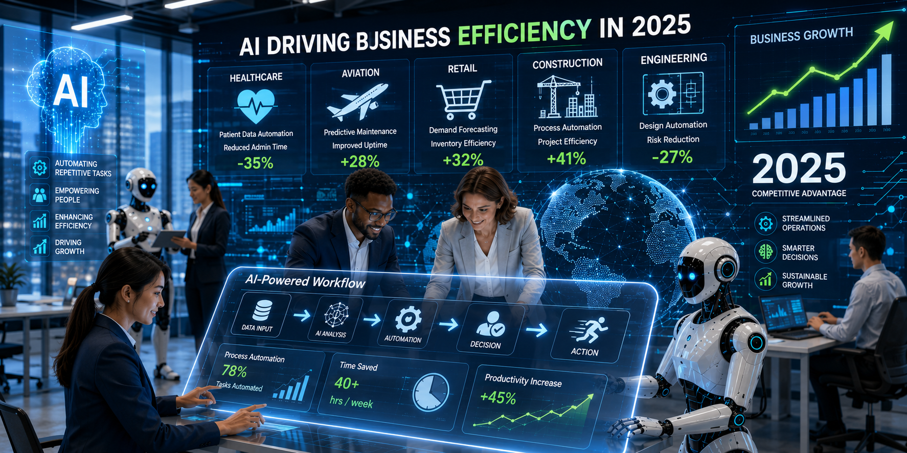 Three Ways AI Can Help Your Business Work Smarter in 2025