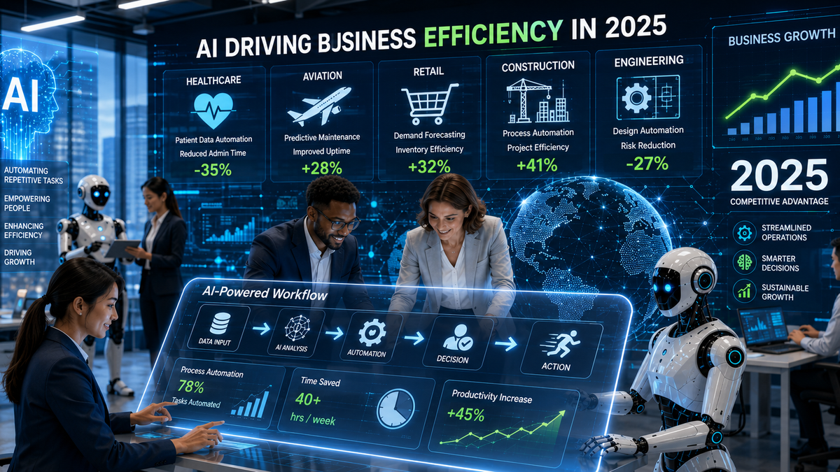 Three Ways AI Can Help Your Business Work Smarter in 2025