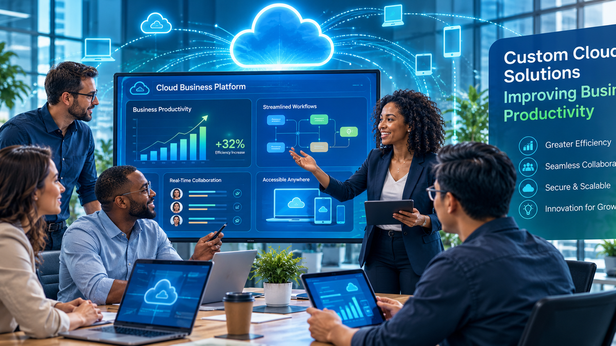 How Custom Cloud Solutions Improve Business Productivity