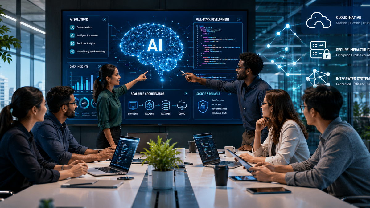 Custom AI Full-Stack Development Services by GLXY Software Solutions