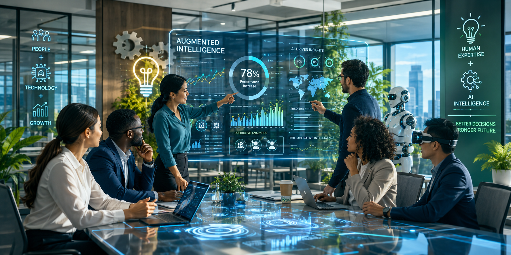 The Value of Augmented Intelligence: Empowering People with Smarter Business Solutions