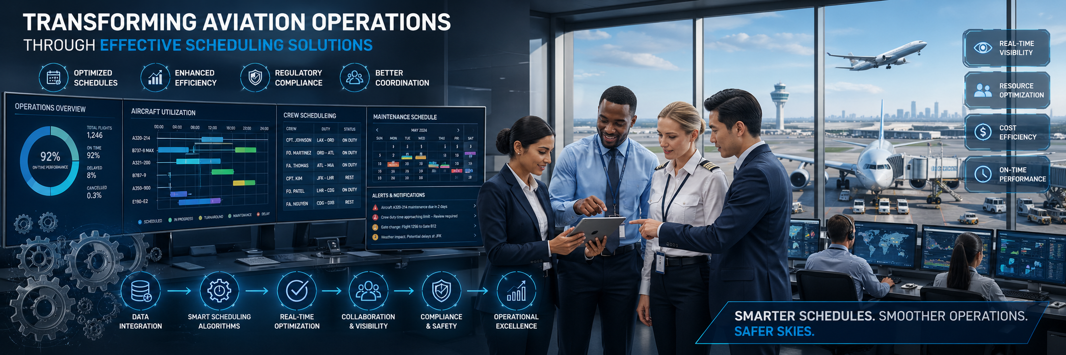 Transforming Aviation Operations: Effective Scheduling Solutions