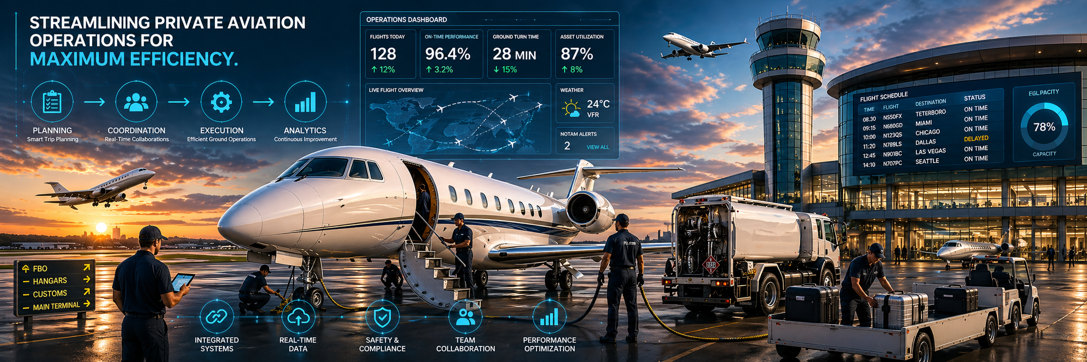 Streamlining Private Aviation Operations for Maximum Efficiency