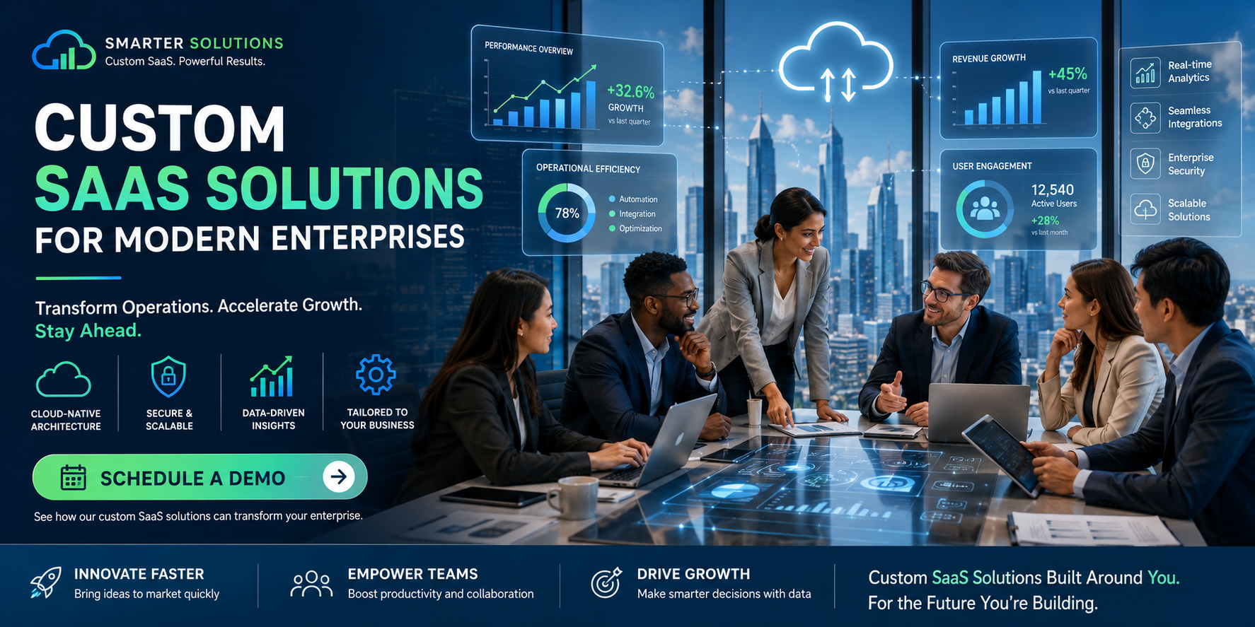⚙️Custom SaaS Solutions for Modern Enterprises