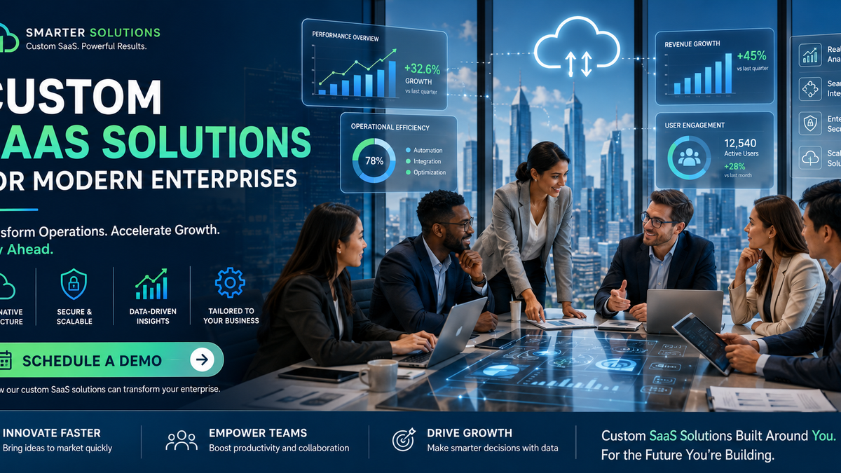 ⚙️Custom SaaS Solutions for Modern Enterprises