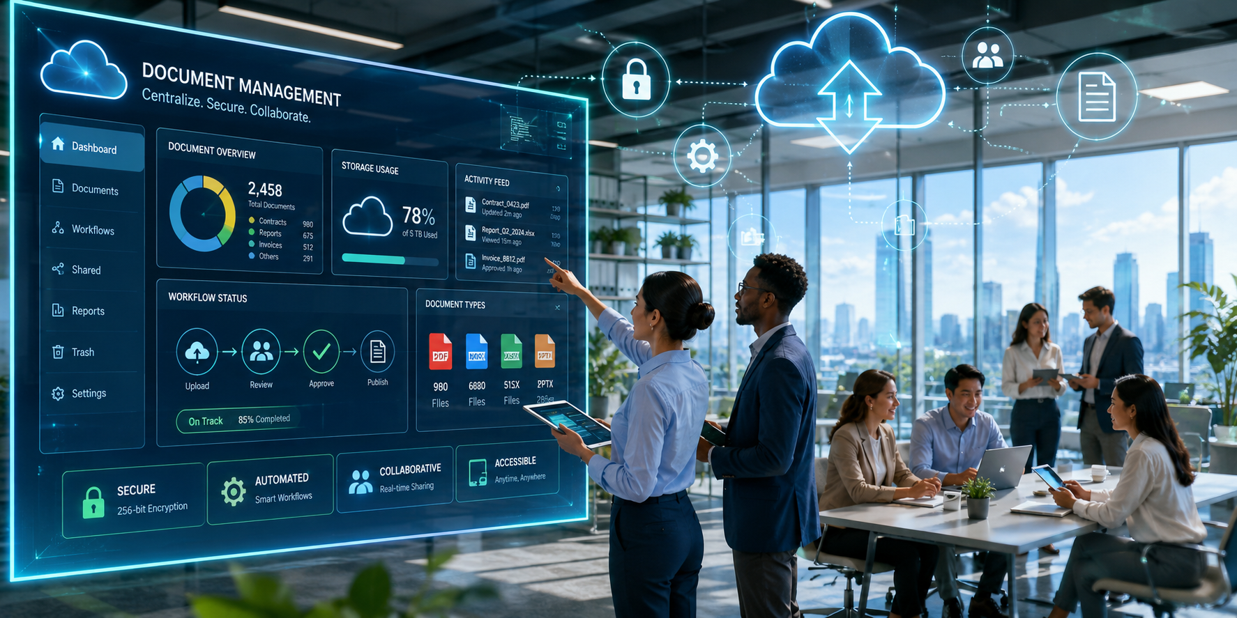 GLXY Document Management Software | Secure Cloud-Based Document Solutions for Modern Organizations