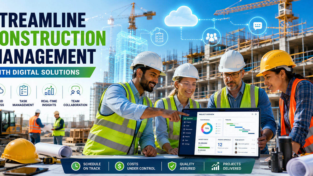 Streamline Construction Management with Digital Solutions