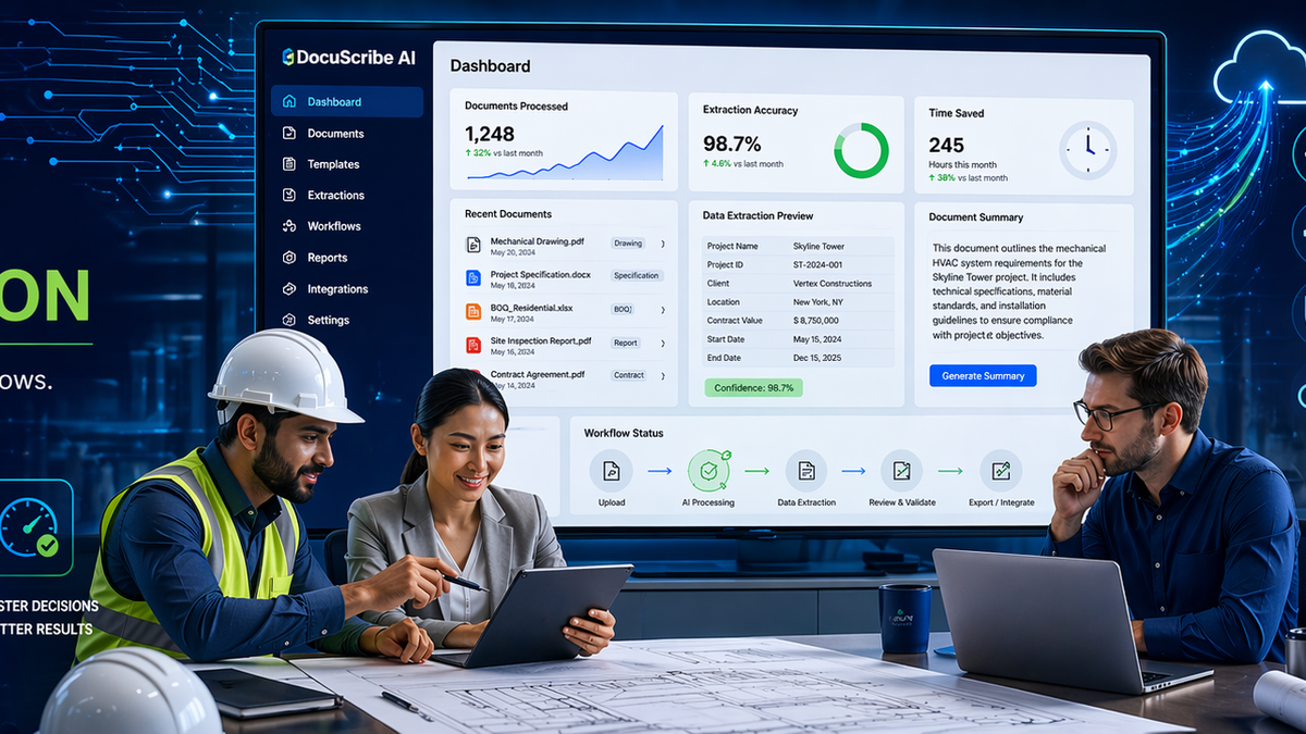 📋DocuScribe AI | Smart Document Automation by GLXY Software