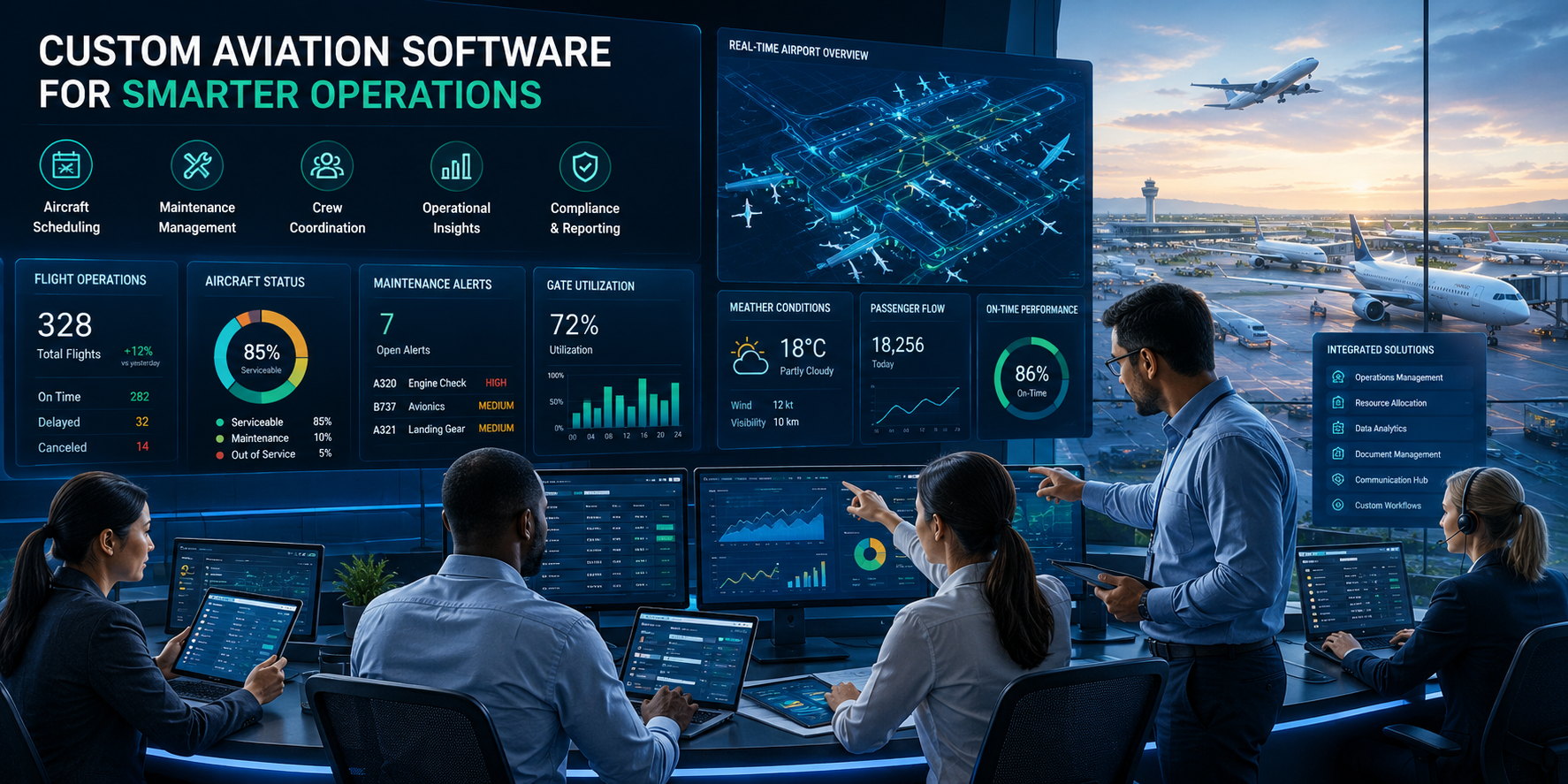 Custom Aviation Software for Airline Operations
