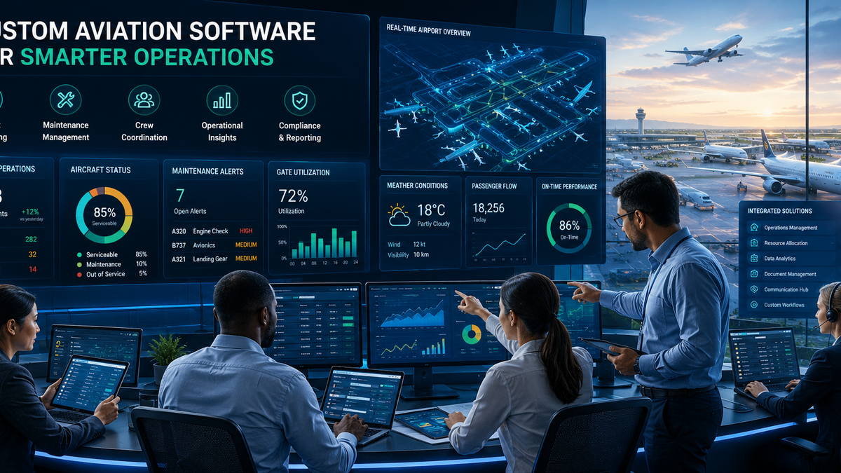 Custom Aviation Software for Airline Operations