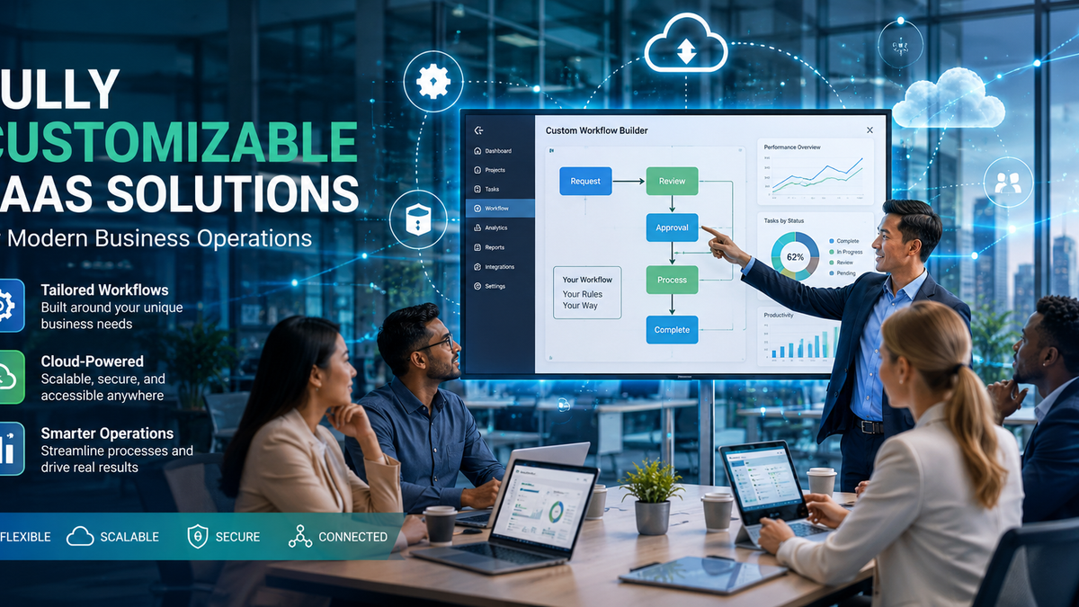 Fully Customizable SaaS Solutions for Modern Business Operations