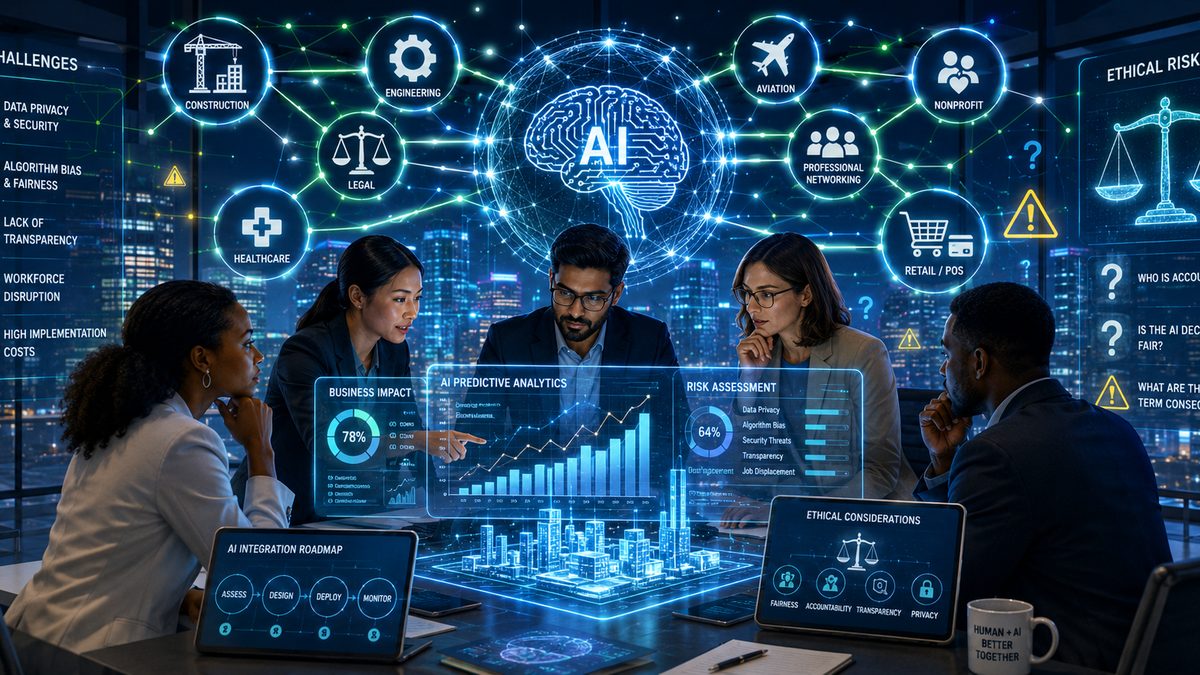 Challenges and Risks of Artificial Intelligence in Modern Business Systems